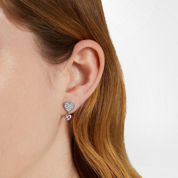 ☆HEI☆ heart onetouch earring HE21FESG724XXFR 韓国ブランドHei☆芸能人着用 heart onetouch earringピアス_2色