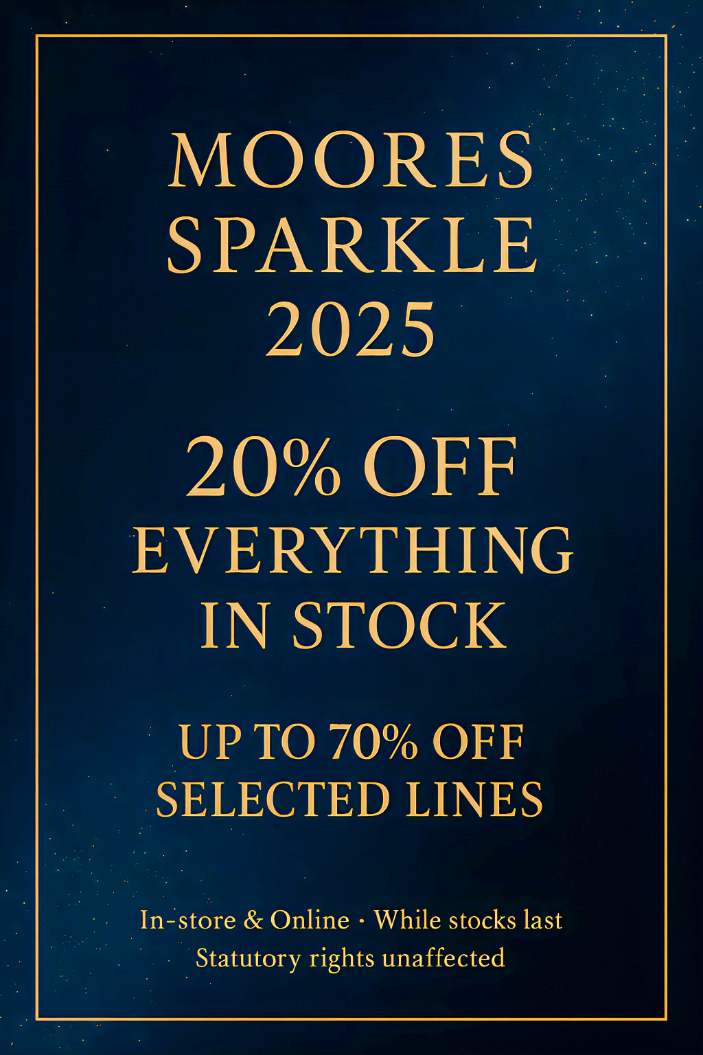 Moores Sparkle 2025
