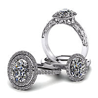 Moores Halo Style Ring Collection