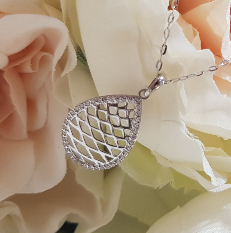 9ct. White Gold Pendants