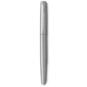 parker jotter rollerball pen stainless steel with chrome trim fine point black ink