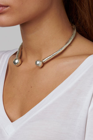 uno de 50 zen 11mm necklace in metal clad with silver