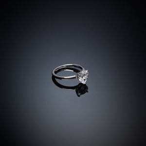 chiara ferragni love parade silver enamel  ring size q