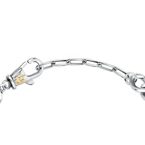 maserati jewels silver bracelet 22cm lobster buckle