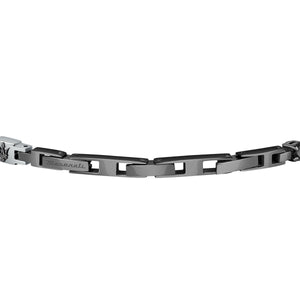 maserati jewels grey bracelet 22cm jewellery buckle