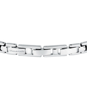 maserati jewels ceramic bracelet w/ blk cer & ip rg 18.5+3cm