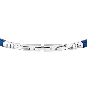 maserati jewels iconic bracelet blu agate & ip rg 19+3cm