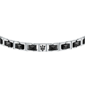 maserati jewels silver bracelet 22cm jewellery buckle
