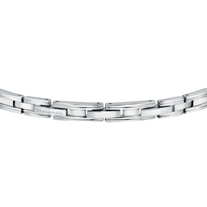 maserati jewels silver,black bracelet 22cm jewellery buckle
