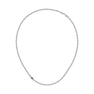 maserati jewels silver necklace 50 cm jewellery buckle
