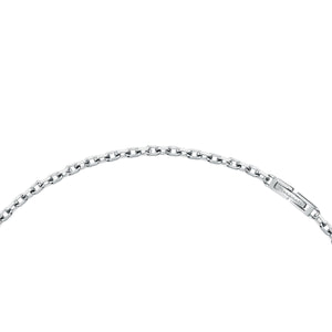 maserati jewels silver necklace 50 cm jewellery buckle