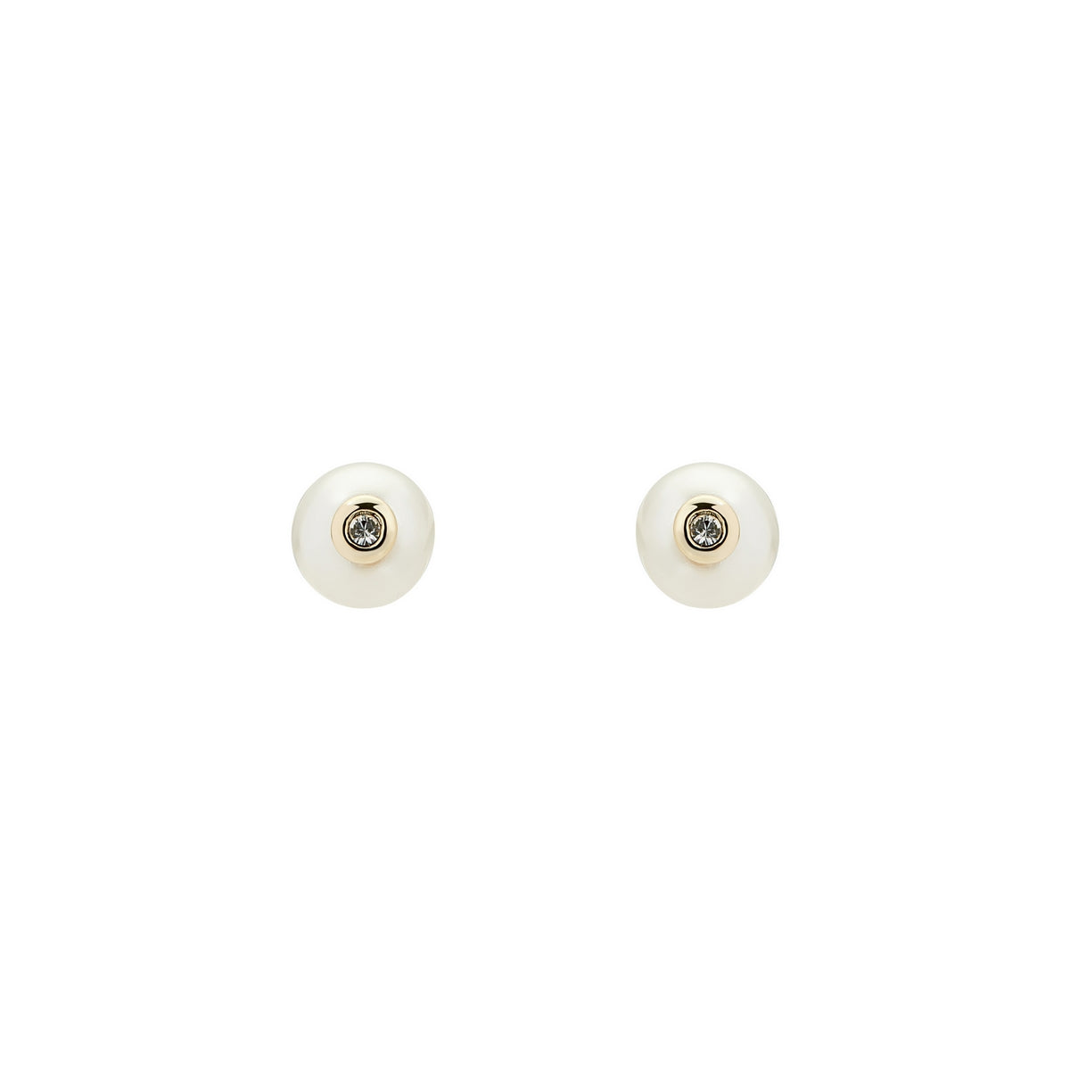 【KAREN MILLEN】14kt ゴールド クリスタル ソリティア 関税込 Gold Plated Flower Statement Earrings | Karen Millen