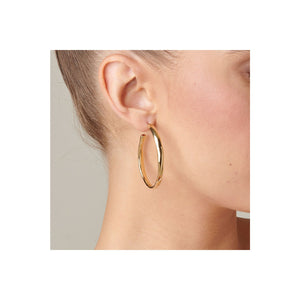 uno de 50 ohmmm� 5mm earrings in metal  clad with gold