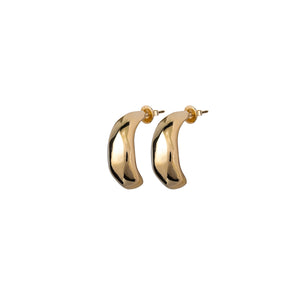 uno de 50 drops small shaped gold-plated metal alloy earring