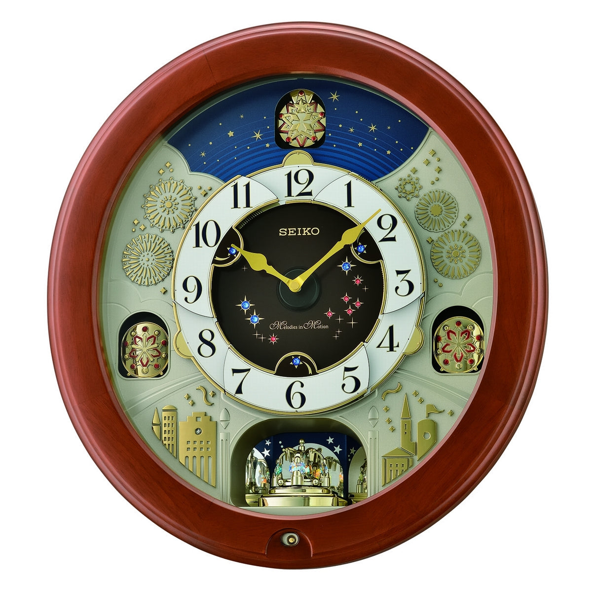 seiko melody in motion wall clock - Moores Jewellers