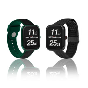 sector smart s-03 pro military green case & military green silicone strap