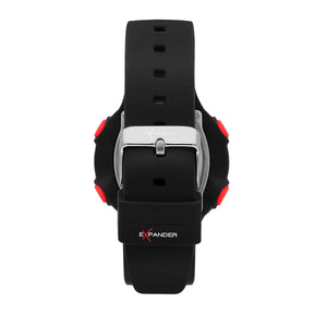 sector expander ex-26 44mm digital black dial blk sil st watch