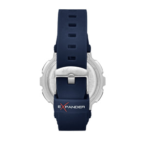 sector expander ex-36 45mm digital blue pu strap watch