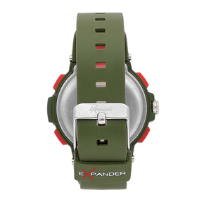 sector expander ex-28 46mm digital green strap watch