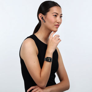 sector s-04 smart 40x34.5mm digital+ earphones gift pack ip mesh watch