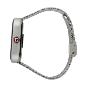 sector multi function smart watch s-03 silver mesh bracelet