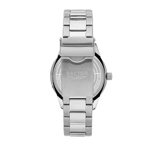 sector  670 37mm 3 hand blue dial bracelet  watch