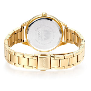 lorus quartz ladies stainless steel blue dial bracelet watch
