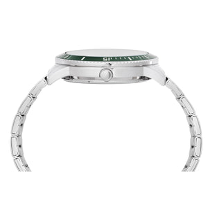 lorus solar gents stainless steel blue dial bracelet watch