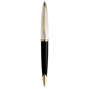 waterman - car�ne- ballpoint pen  black with gold trim