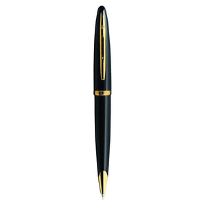 waterman - car�ne ballpoint pen black with gold trim