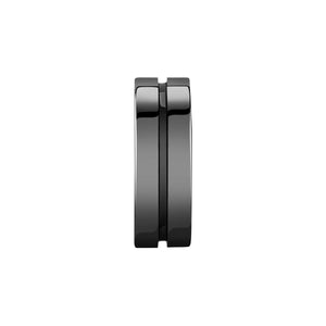 sector row ceramic black ring size 25