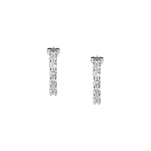 tesori earring 925 16mm hoop with cz