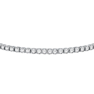 tesori bracelet.white cz silver 925 16+3cm