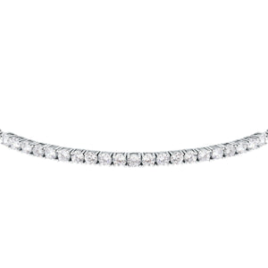 tesori bracelet 925 silver white  cz 19cm