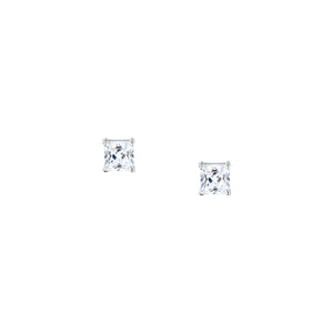 morellato silver tesori recycled 925 silver asscher cut earrings