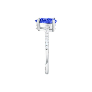 morellato silver tesori recycled 925 silver blue drop cz ring 014