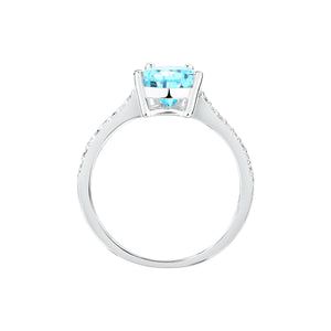 morellato silver tesori recycled 925 silver aqua drop cz ring 014
