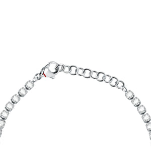 sector woman jewels tennis collection white stone set bracelet