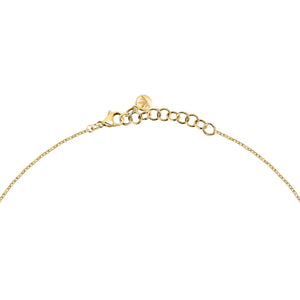 morellato 18k gold plated trilliant necklace  triangle  38+4cm