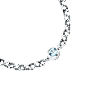 morellato silver tesori eterni bracelet 925 rh blue top 16+3cm