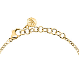 morellato 18k gold plated colori summer  bracelet lila bead 16+3cm