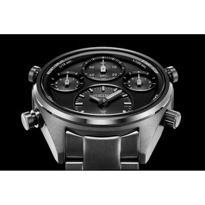 seiko prospex speedtimer �black on black� one hundredth of a second  solar chronograph