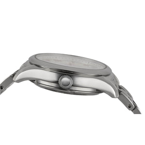 seiko presage zen garden  34mm cream dial  automatic stainless steel bracelet watch