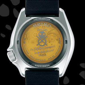 seiko 5 sports one piece "trafalgar d. water law" 5,000 piece worldwide limited edition