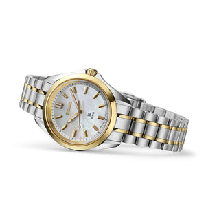seiko prospex sea ladies marine sports mop two tone dial watch