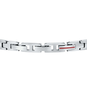 sector basic bracelet with antigue finishing stainless steel 21cm