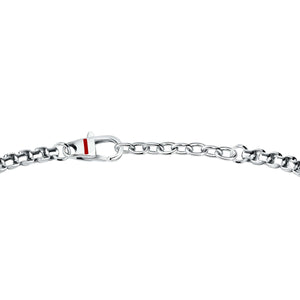 sector basic bracelet with tag vintage finishing stainless steel 22cm