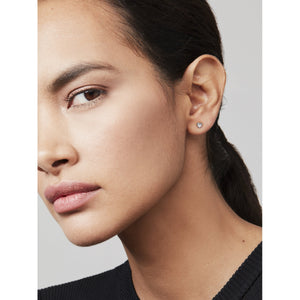 neena: nano heart silver stud earring