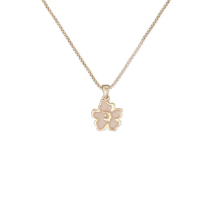 ted baker lilea magnolia lillifora small enamel pendant