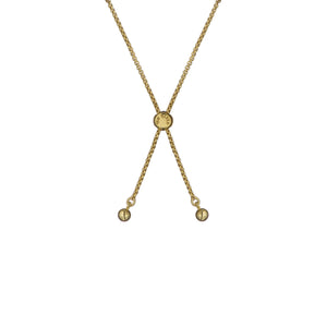 ted baker melrah: crystal adjustable tennis bracelet gold tone